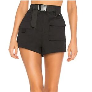 I.Am.Gia Harper Black Cargo Shorts Size Small Stretch (No Belt)